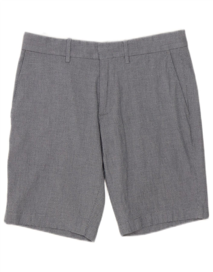 Pantaloncini chino da uomo Tommy Hilfiger W29 cotone grigio medio