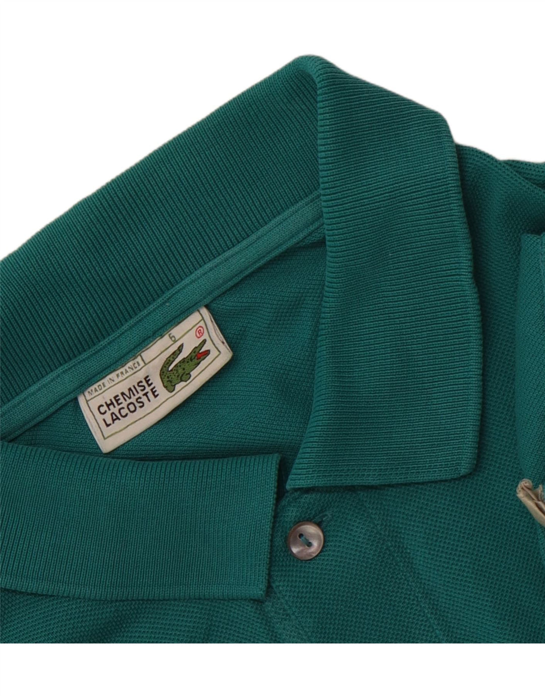 Polo da uomo Lacoste taglia 5 grande in cotone verde
