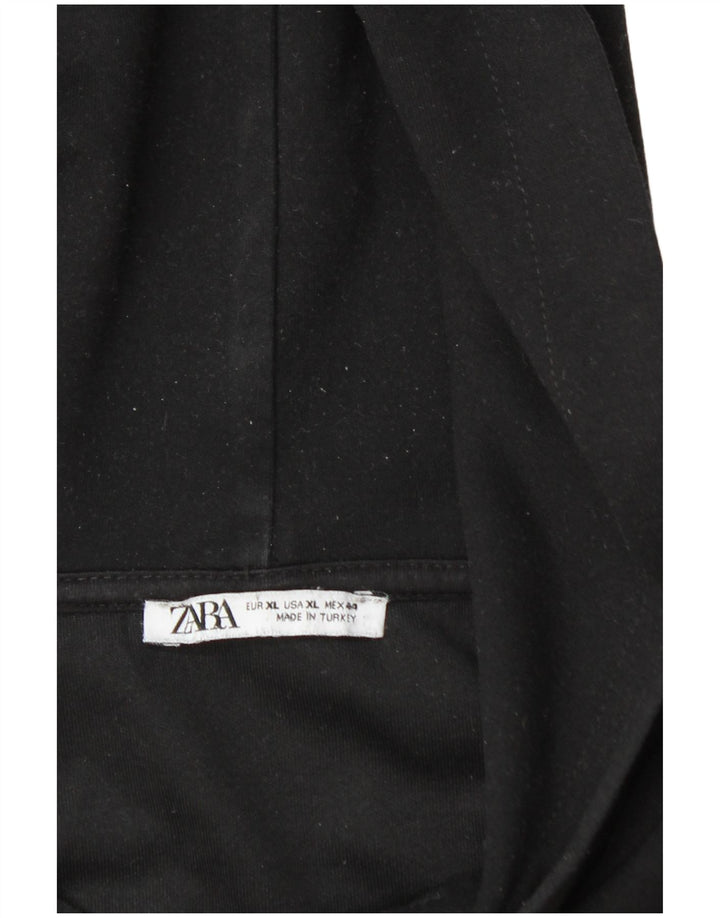 Maglia con cappuccio Zara da uomo XL nera