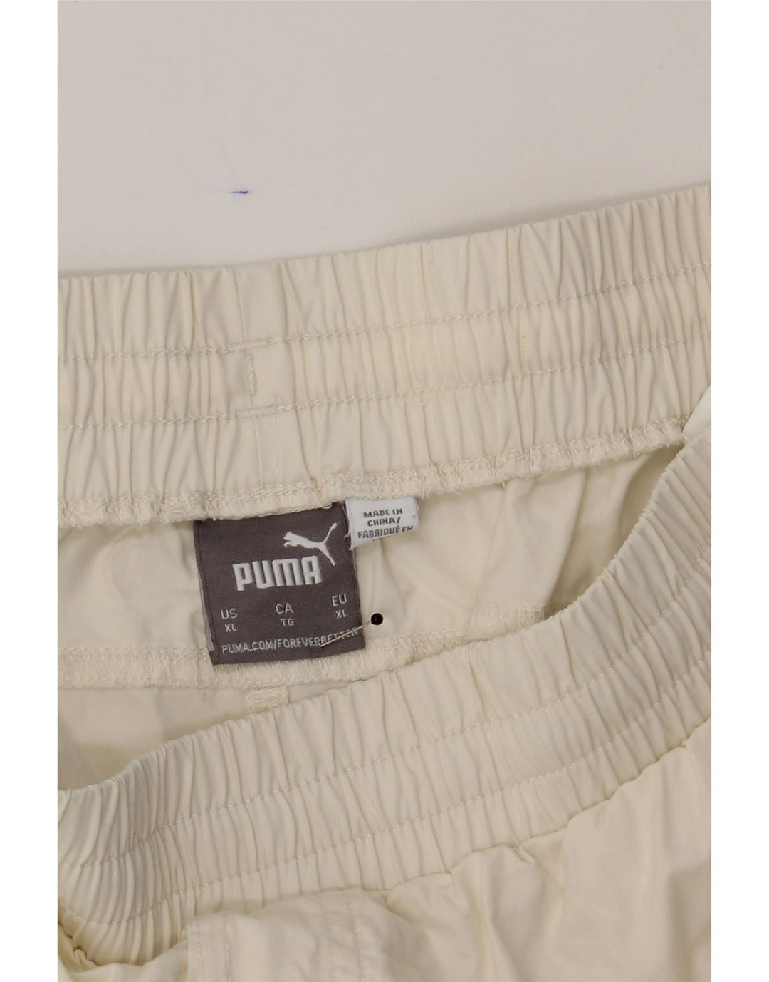 NIKE Mens Sport Shorts XL Off White Cotton Vintage Nike and Second-Hand Nike from Messina Hembry 