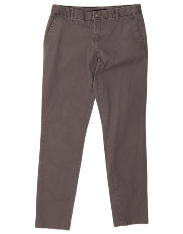 Pantaloni chino slim da donna Tommy Hilfiger US 2 XS W30 L27 cotone grigio