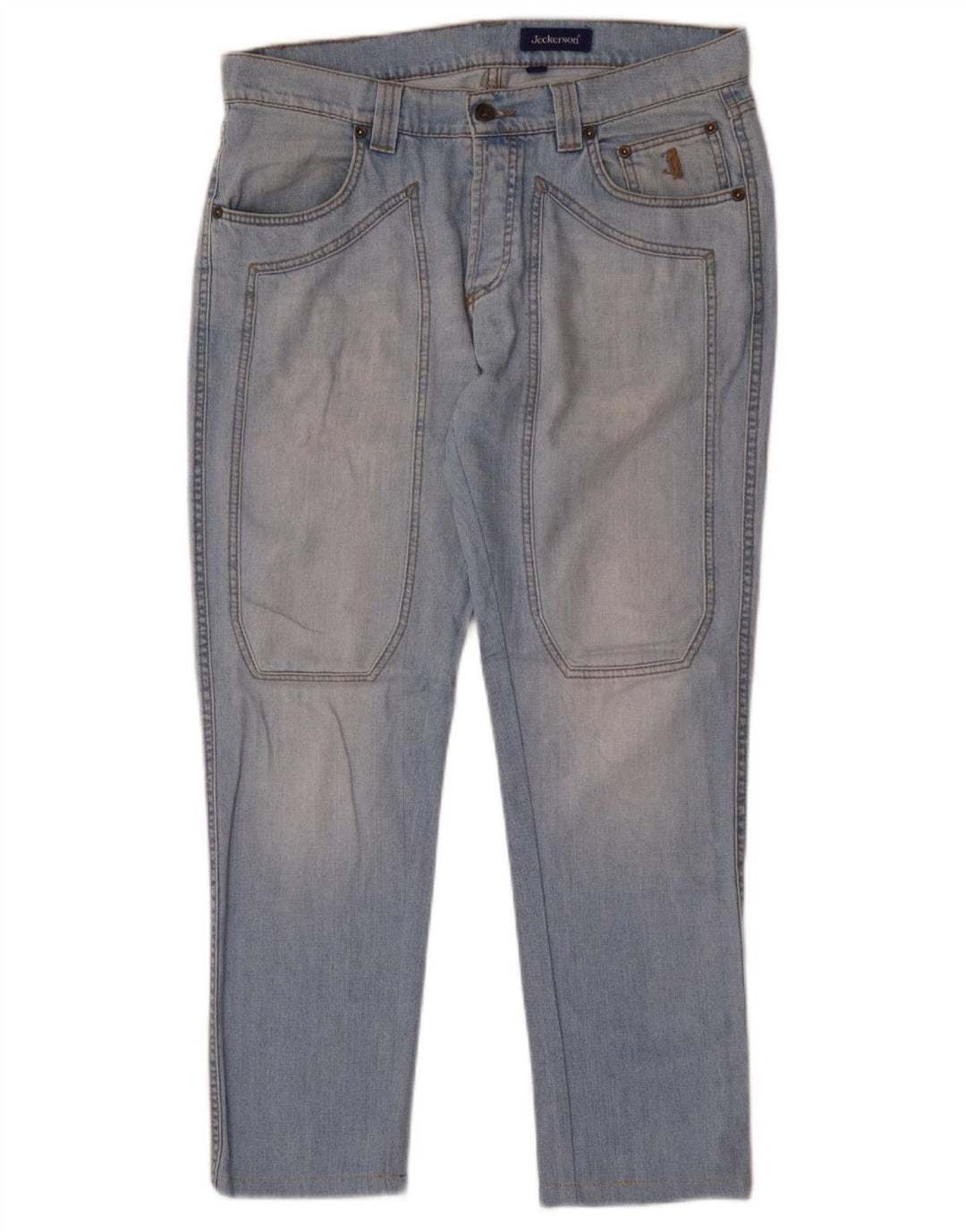 Jeans slim da uomo Jeckerson W33 L29 cotone blu