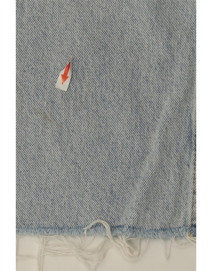 Jeans dritti da donna Zara W24 L24 cotone blu