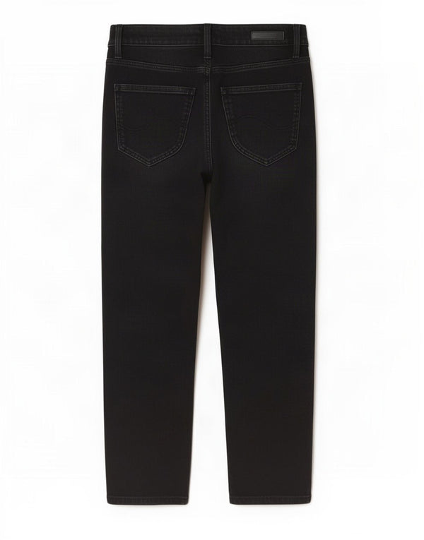 Jeans Lee Scarlett High Capri da donna W28 L20 cotone nero