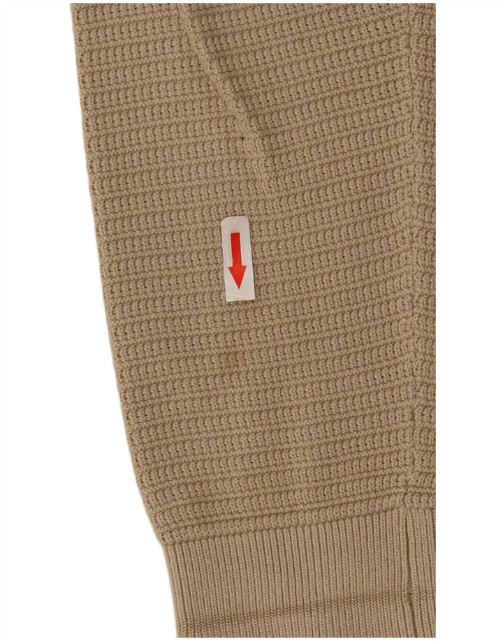 Maglione Cos da uomo con scollo a barca, piccolo cotone beige