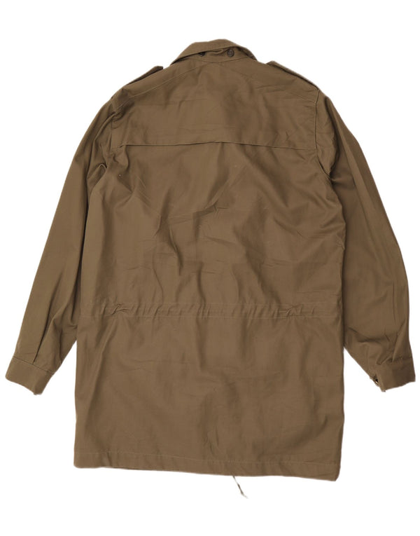 Giacca militare vintage da uomo UK 38 media kaki