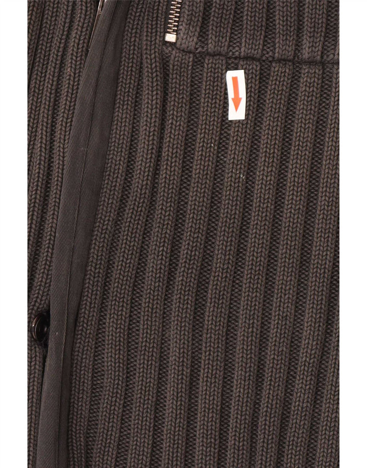 Maglione cardigan da uomo Marlboro Classics 2XL cotone grigio
