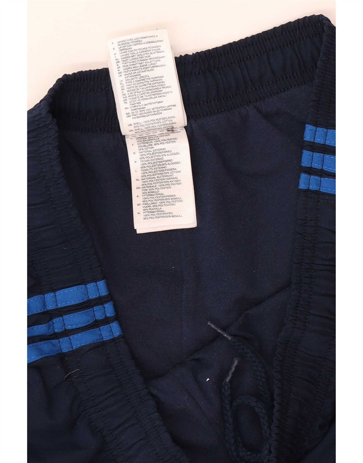 Pantaloni da tuta da uomo Adidas Joggers grandi in poliestere blu navy