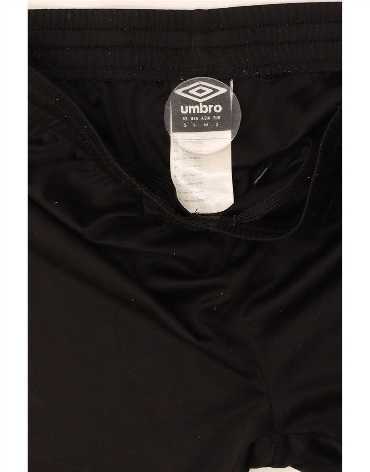 Pantaloncini sportivi da uomo UMBRO piccoli in poliestere nero