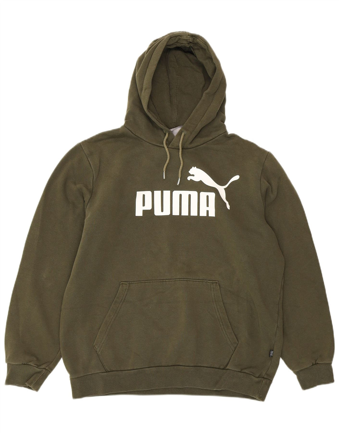 Felpa con cappuccio grafica oversize da donna PUMA UK 14 media elastan kaki
