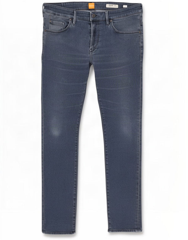 Jeans skinny da uomo Hugo Boss W38 L34 cotone blu