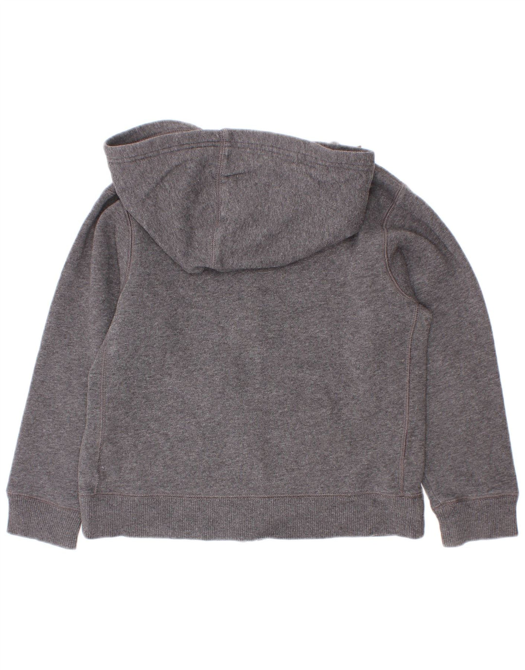 Felpa con cappuccio e zip grafica Nike da bambino 6-7 anni Grigia