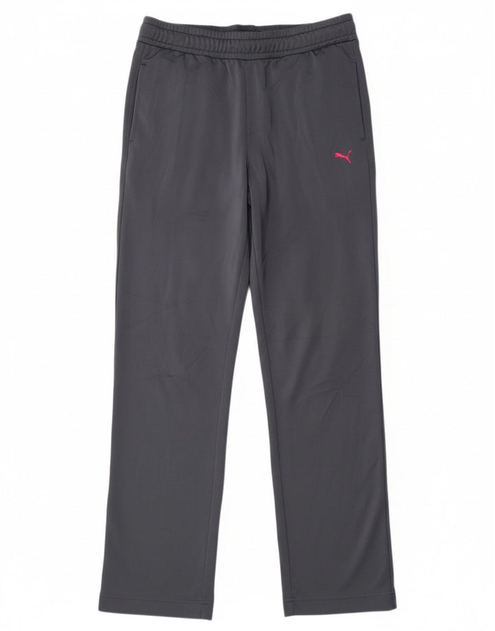PUMA Womens Tracksuit Trousers UK 12 Medium  Grey Polyester
