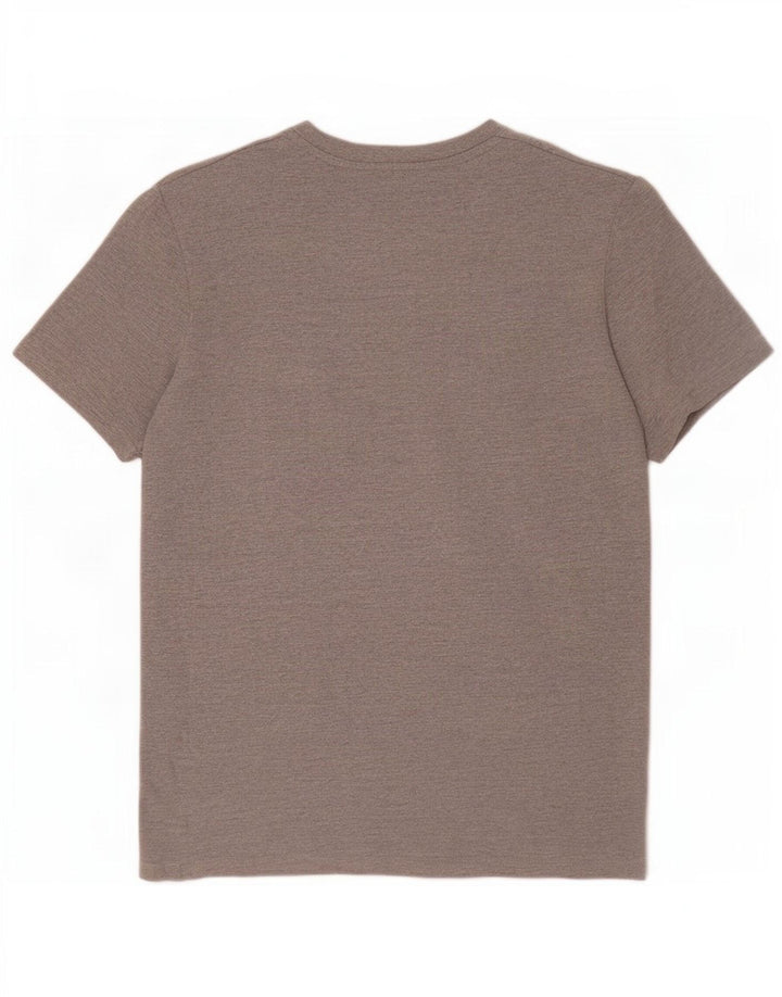 T-shirt da uomo slim fit Timberland in cotone grigio medio