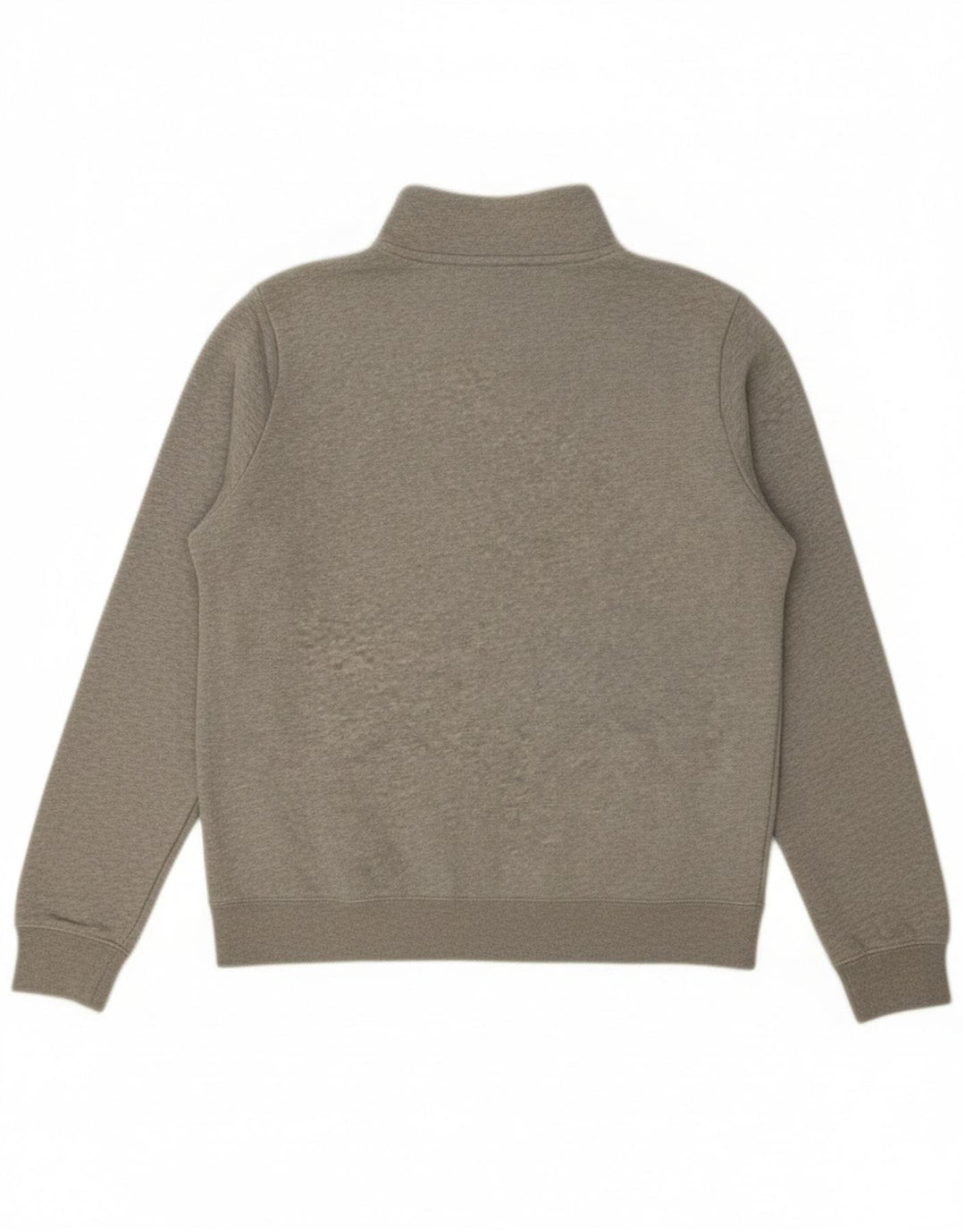 Felpa da donna oversize con collo e zip Nike, maglione, UK 10, piccola, grigia chiazzata