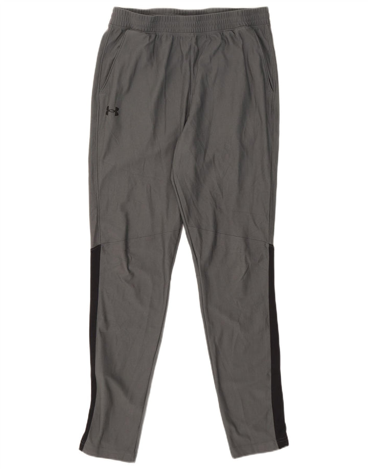 Pantaloni da tuta aderenti da uomo UNDER ARMOUR Large Grey Colourblock