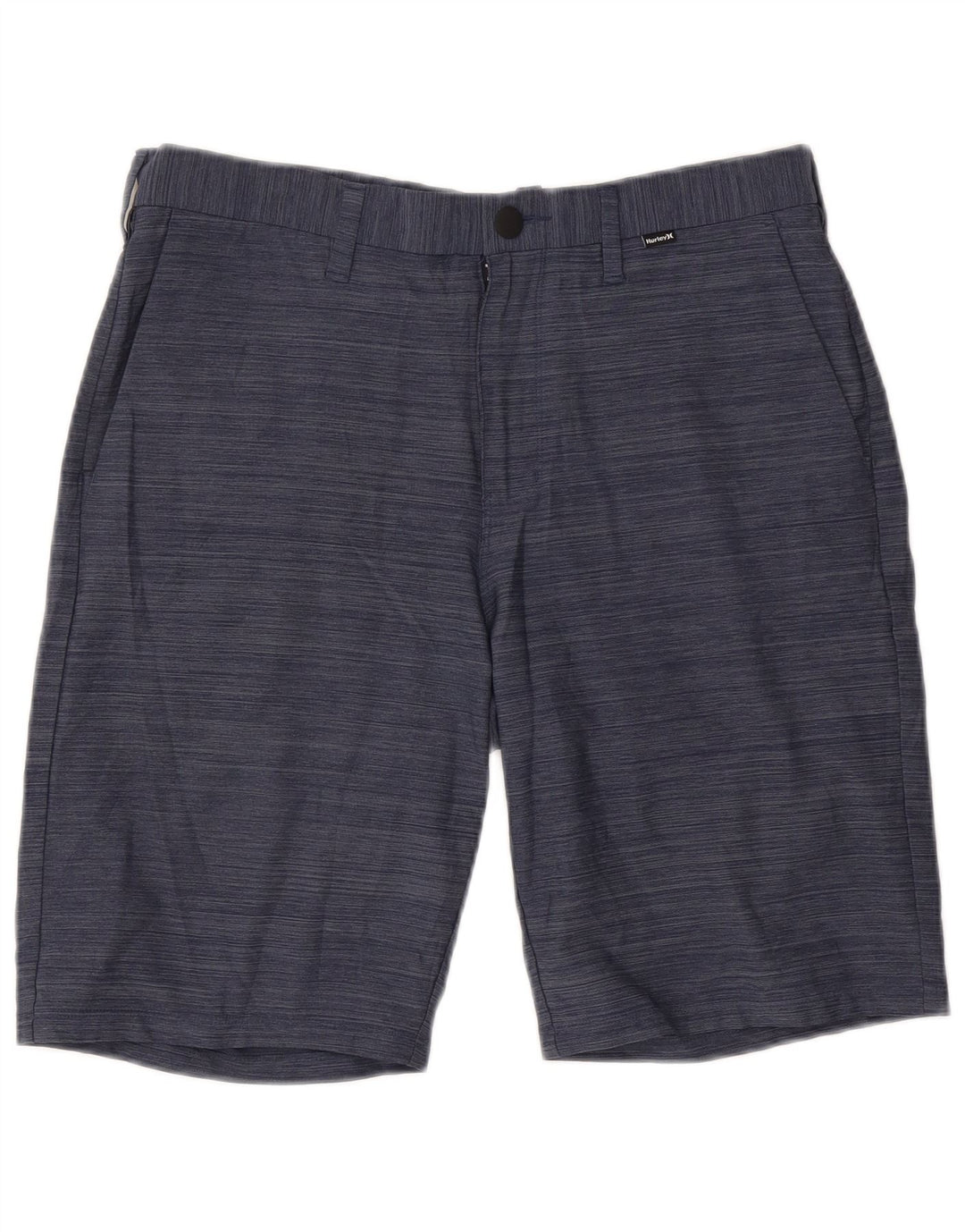 Pantaloncini chino da uomo Hurley W32 poliestere gessato medio blu navy