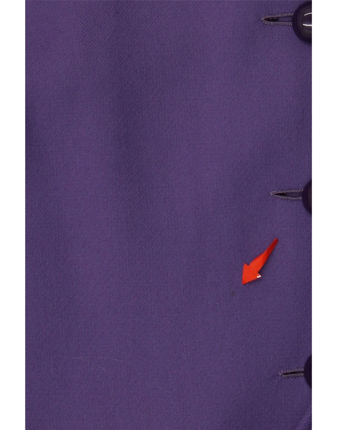 Giacca blazer da donna a 4 bottoni VINTAGE UK 16 grande viola