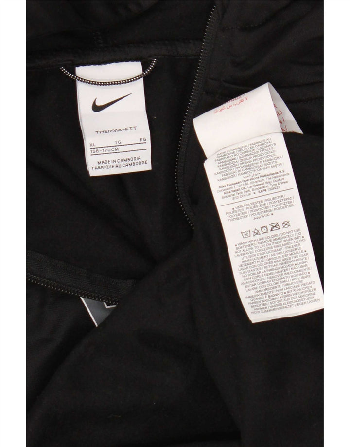 Felpa con cappuccio grafica Nike da ragazzo 13-14 anni XL poliestere nero