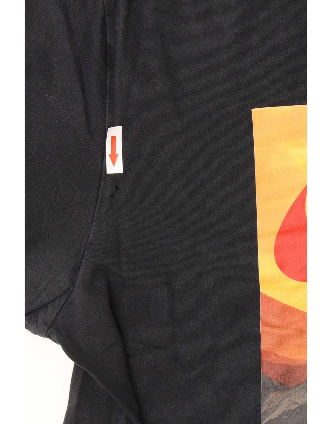 T-shirt grafica da uomo Nike Top in cotone nero medio