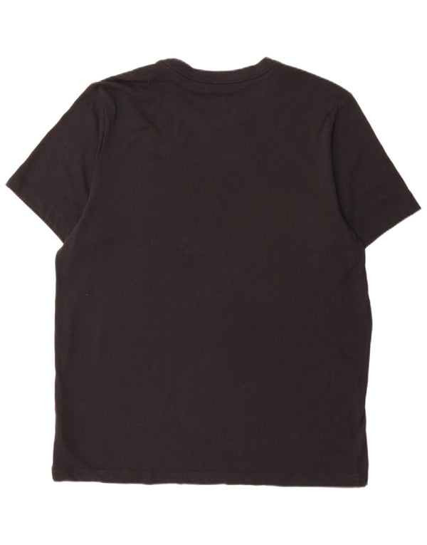 T-shirt grafica Nike Dri Fit da uomo XL in cotone nero