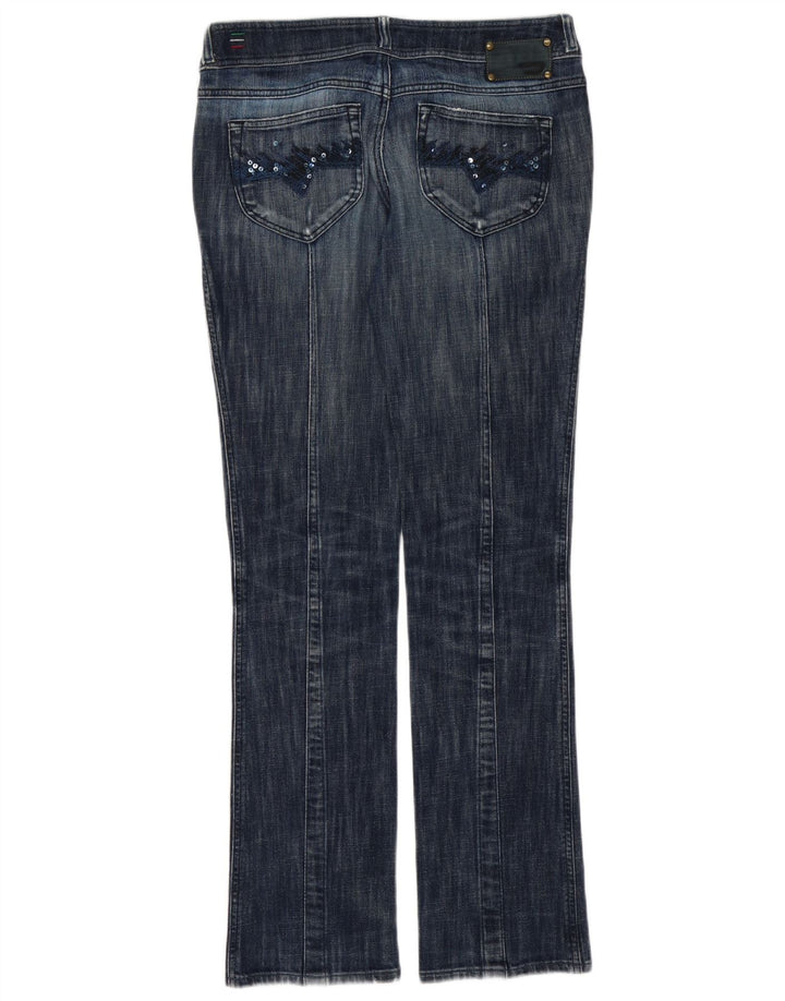 Jeans slim invecchiati da donna Diesel W31 L33 cotone blu