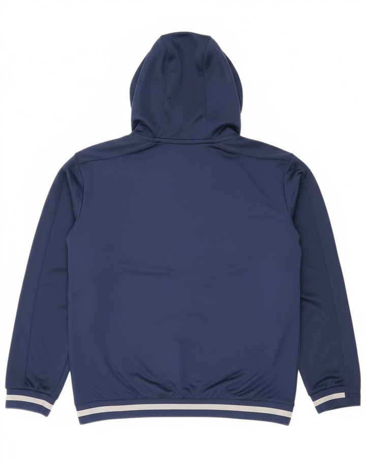 Felpa con cappuccio e zip Adidas MESSI da ragazzo, 11-12 anni, in poliestere blu navy