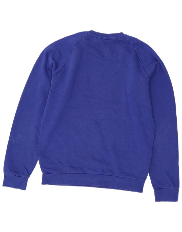Felpa Adidas Uomo Maglione Piccolo Blu Cotone