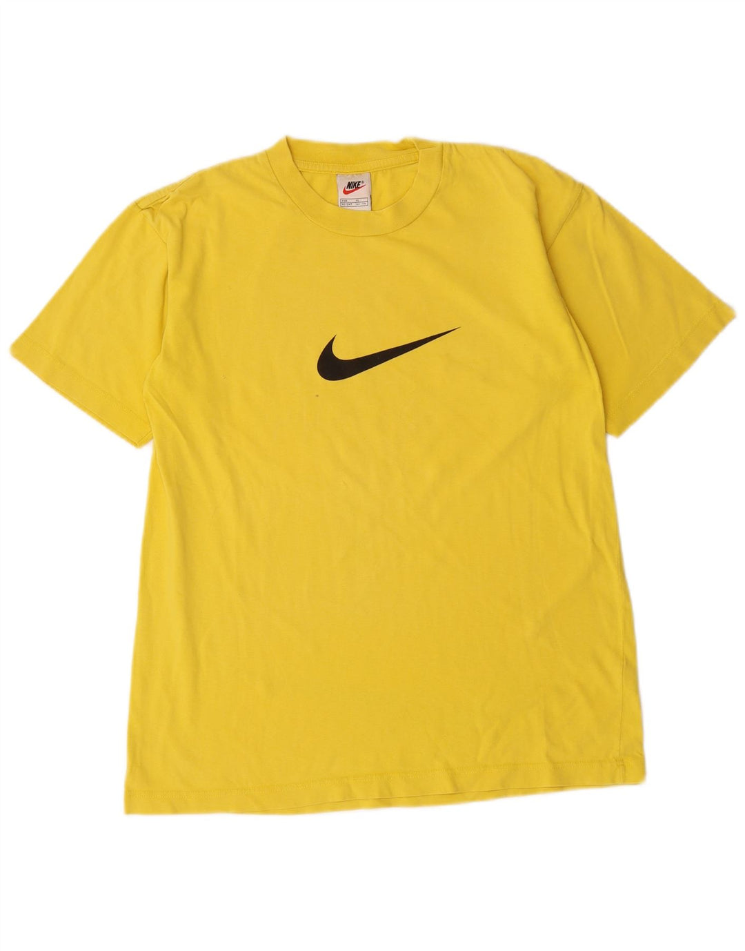 T-shirt grafica NIKE da bambino 13-14 anni XL in cotone giallo