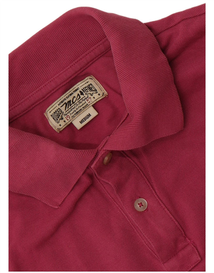 Polo da uomo Marlboro Classics rosa medio