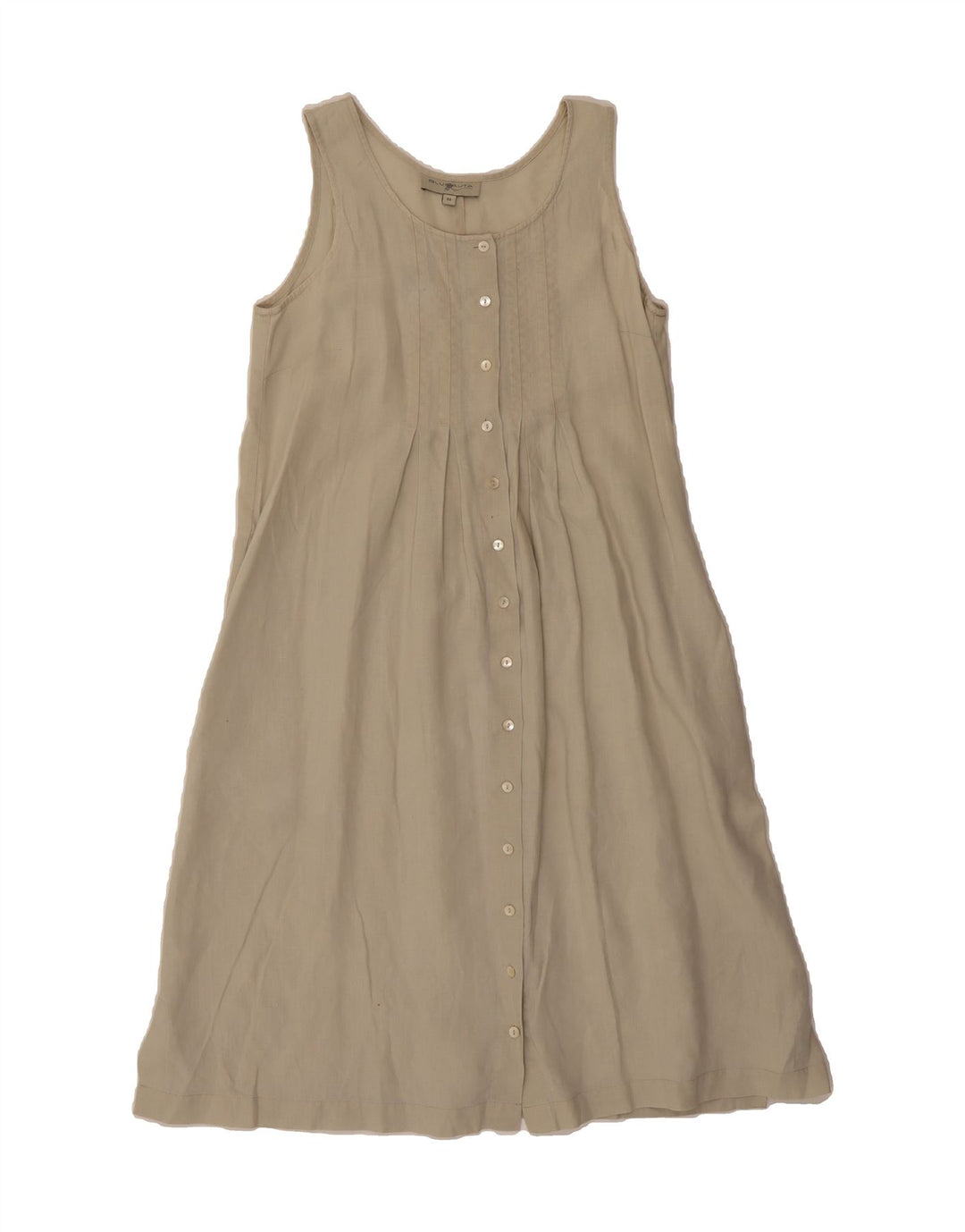 BLUNAUTA Womens Sleeveless Shirt Dress IT 44 Medium Grey Vintage Blunauta and Second-Hand Blunauta from Messina Hembry 
