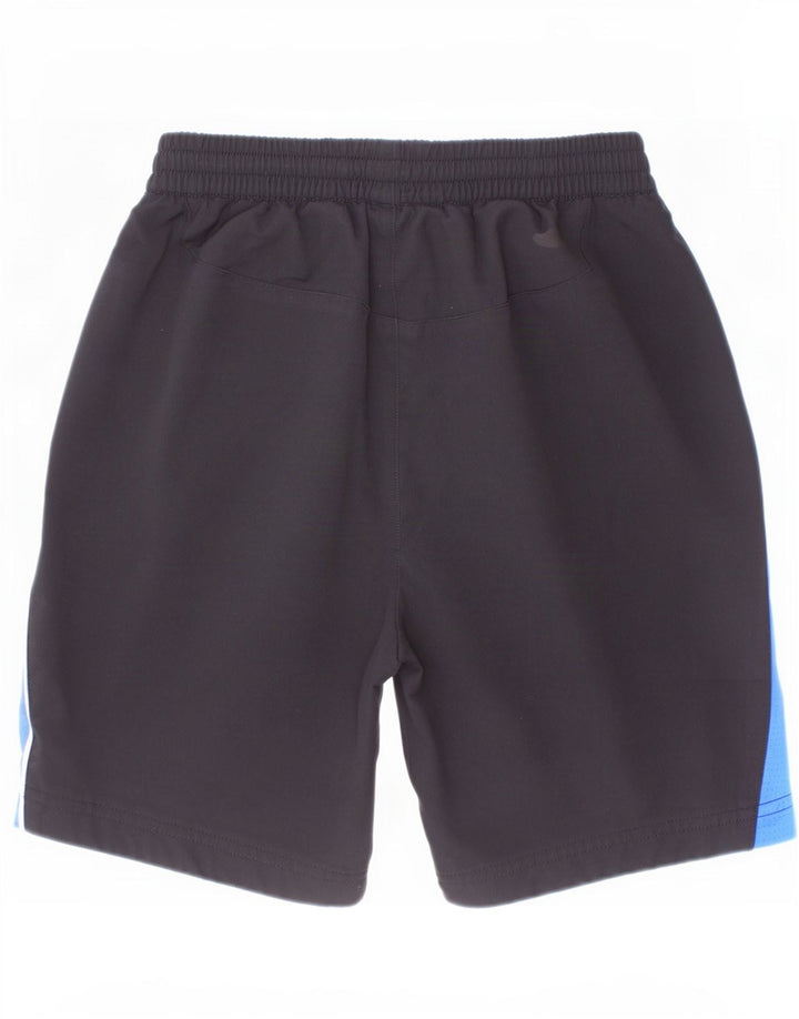Pantaloncini sportivi Adidas da ragazzo 9-10 anni in poliestere color block nero