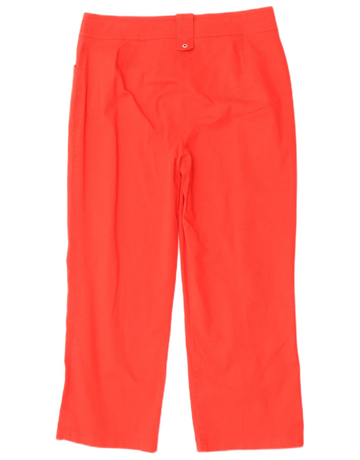 Pantaloni corti dritti da donna Roxy EU 40 Medium W30 L23 Cotone rosso