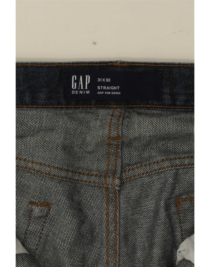 Jeans dritti da uomo Gap W31 L30 cotone blu navy