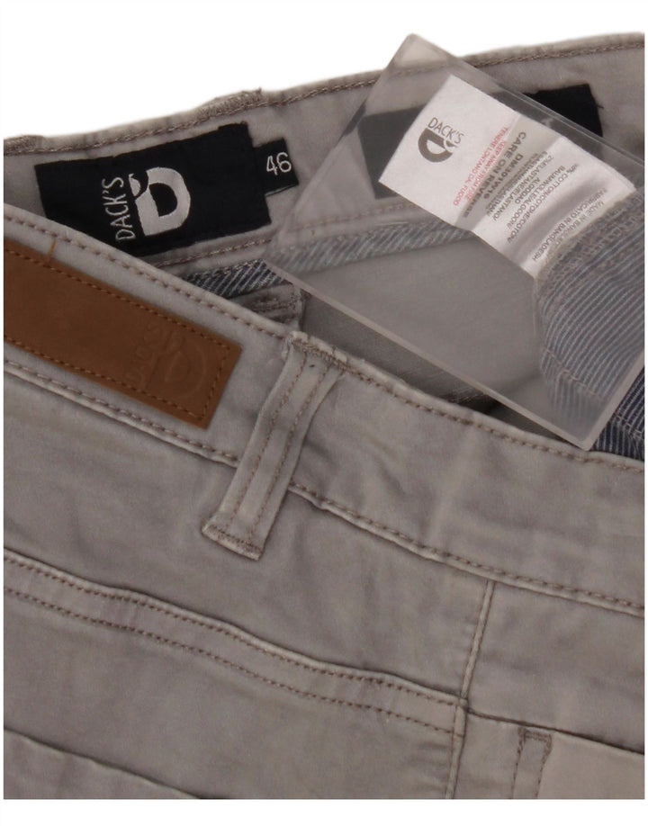 Pantaloni casual vestibilità regolare da donna DACK'S IT 46 Large W32 L31 Grigio