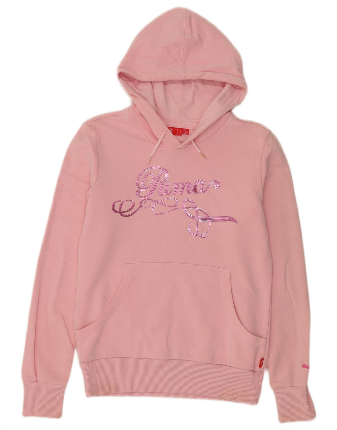 Felpa con cappuccio grafica da donna Puma UK 12 rosa medio