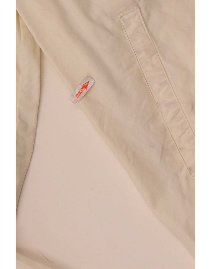Bomber grafico da donna Murphy & Nye UK 16 grande cotone bianco