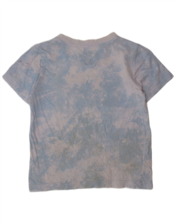 T-shirt grafica da bambino NIKE Top 4-5 anni piccola blu tie dye