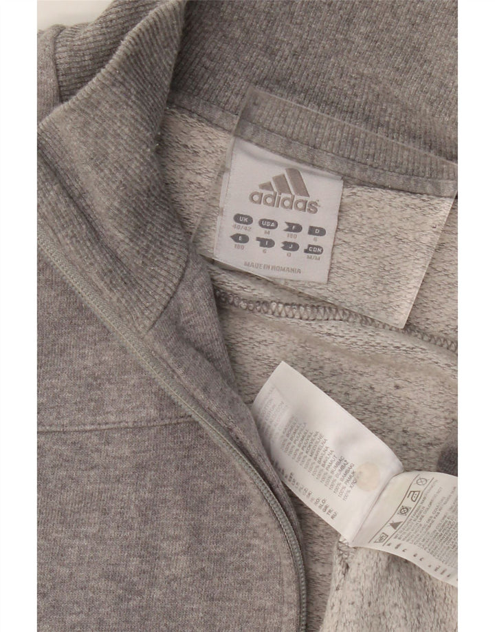 Giacca da tuta da uomo ADIDAS UK 40/42 Cotone screziato grigio medio