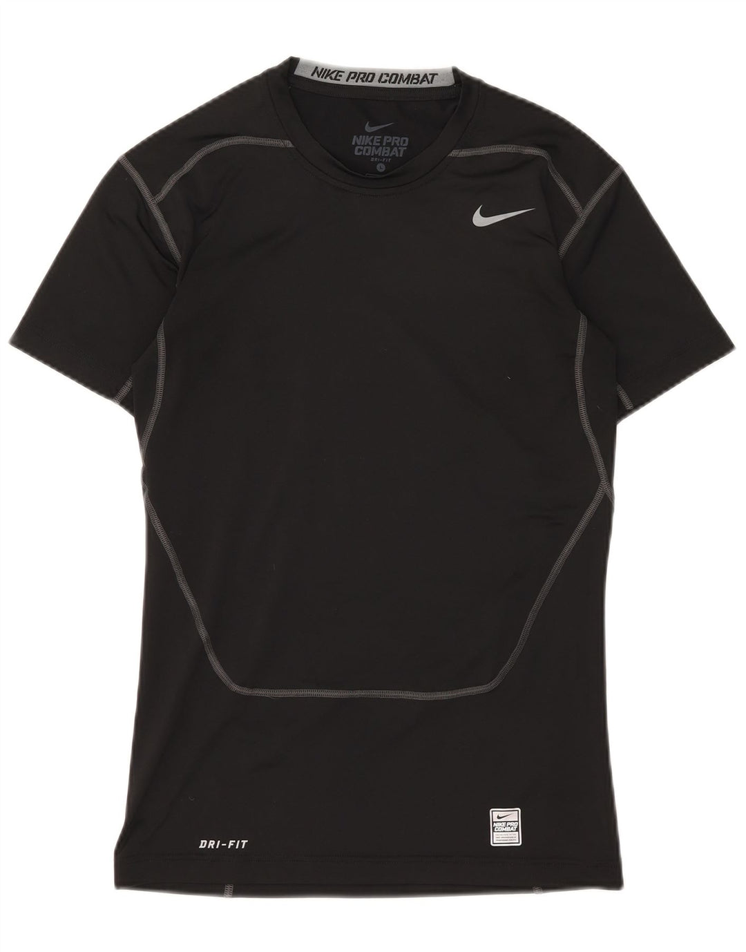 T-shirt grafica NIKE Dri Fit da uomo, grande, nera