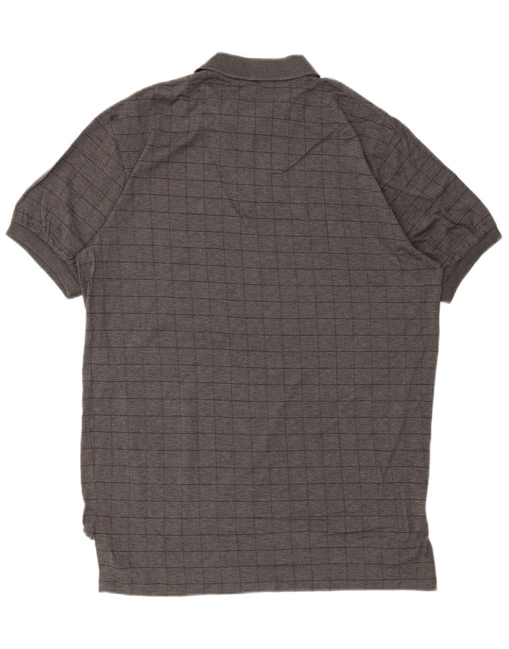 POLO RALPH LAUREN Polo da uomo in cotone a quadri grigio medio