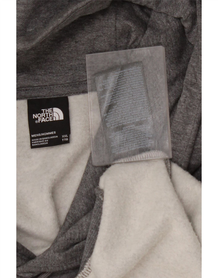 Maglione con cappuccio da uomo THE NORTH FACE 2XL cotone grigio