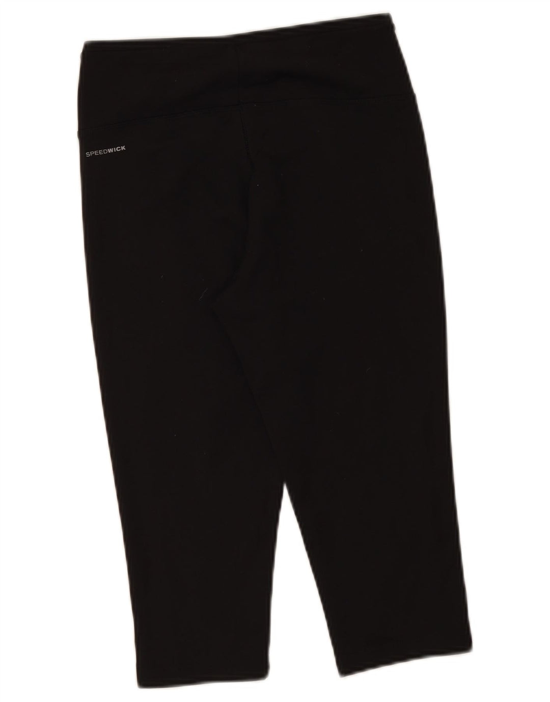 Leggings Reebok Donna Capri UK 8/10 Small Nero Poliestere