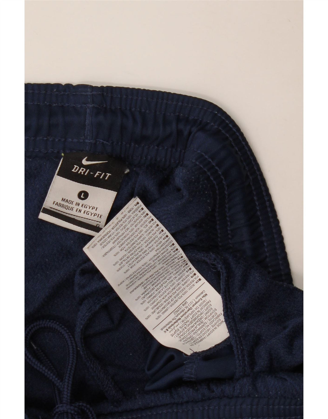 Pantaloncini sportivi NIKE Dri Fit da uomo, grandi, in poliestere blu navy