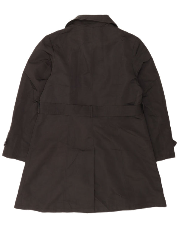 Trench da donna Marks & Spencer UK 16 grande poliestere nero