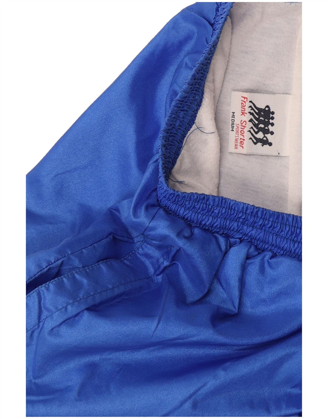 Tuta intera da uomo Frank Shorter in nylon color block blu medio