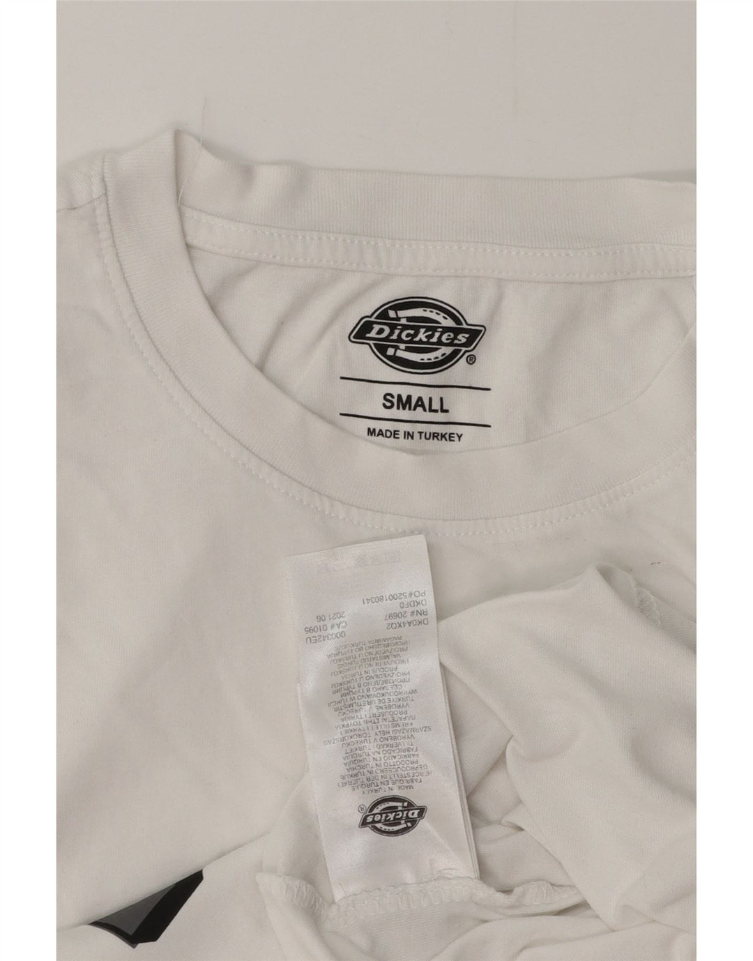 DICKIES T-shirt grafica da uomo Top piccola in cotone bianco