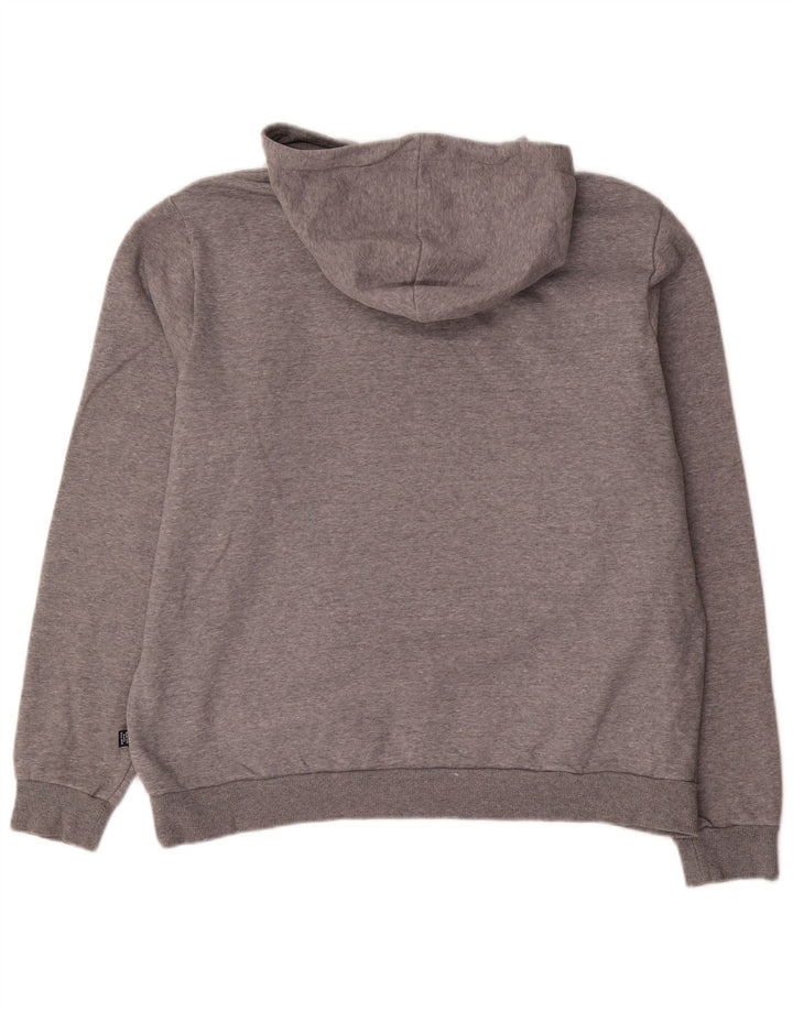 Felpa con cappuccio vestibilità regolare Puma da uomo XL in poliestere grigio