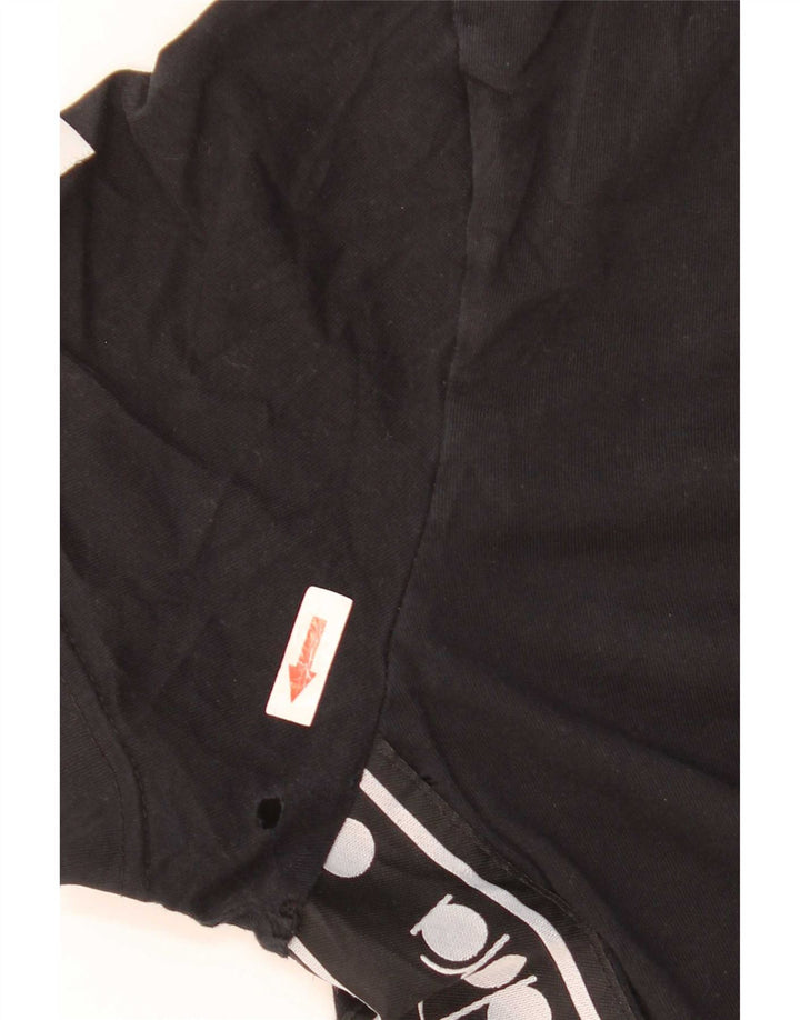 T-shirt grafica da uomo Diadora Top Small Nera