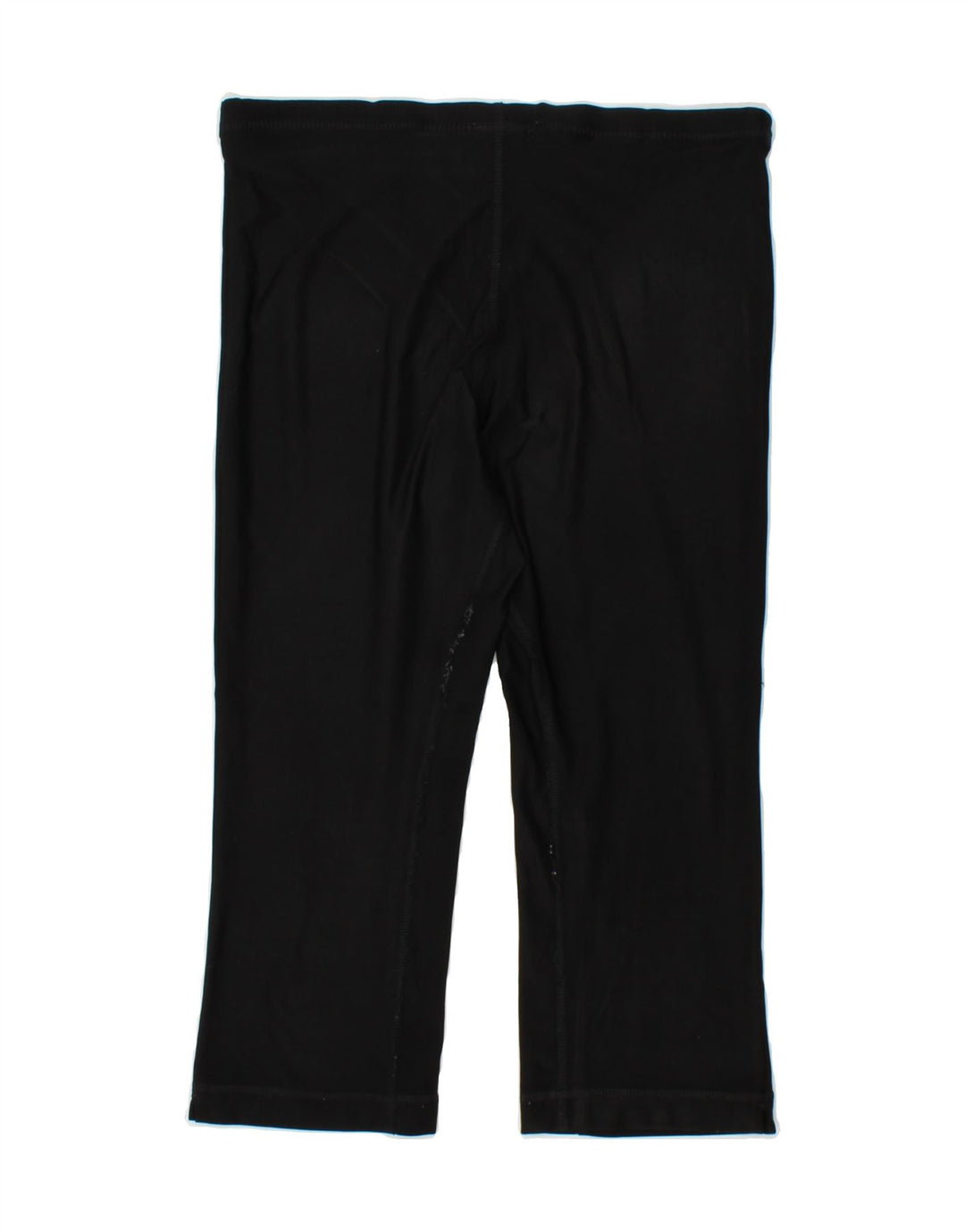 NIKE Womens Capri Leggings UK 8/10 Medium Black Polyester | Vintage Nike | Thrift | Second-Hand Nike | Used Clothing | Messina Hembry 